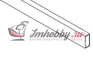 Полоска пластиковая 1,0х2,0 мм, 10 шт EVG144