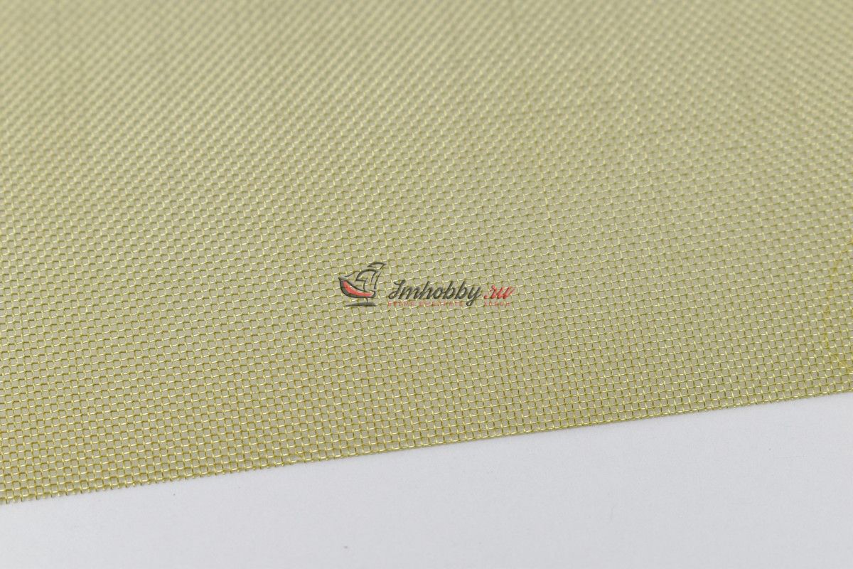 Сетка латунная плетеная, ячейка 0,40 мм (10х20 см) AH0056