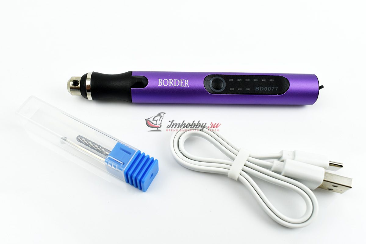 Мини-дрель аккумуляторная, USB Border Model BD0077