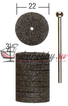 Кремний-карбидные шлифовальные диски, 10шт PRO28304